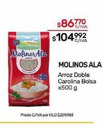 Nini Mayorista Molinos ala arroz doble carolina bolsa oferta