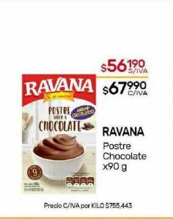 Nini Mayorista Ravana postre chocolate oferta