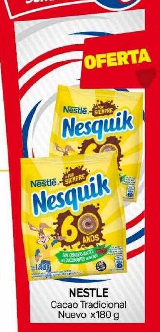 Nini Mayorista Nestlé cacao tradicional nuevo oferta
