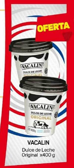 Nini Mayorista Vacalin dulce de leche original oferta