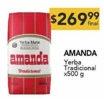 Nini Mayorista Amanda yerba tradicional oferta