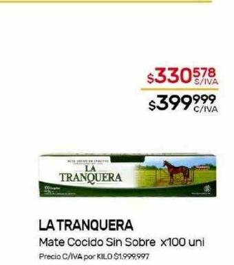 Nini Mayorista La tranquera mate cocido sin sobre oferta