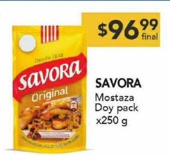 Nini Mayorista Savora mostaza doy pack oferta