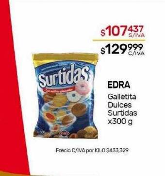 Nini Mayorista Edra galletita dulces surtidas oferta