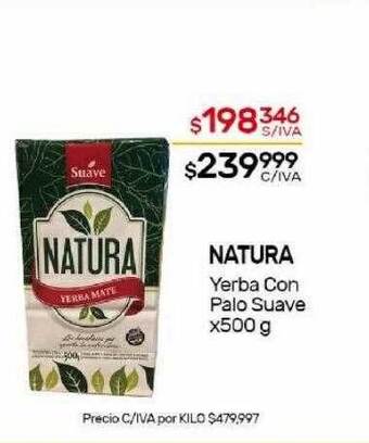 Nini Mayorista Natura yerba con palo suave oferta