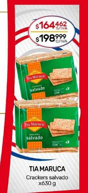 Nini Mayorista Tia maruca crackers salvado oferta