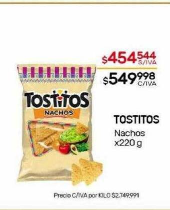 Nini Mayorista Tostitos nachos oferta