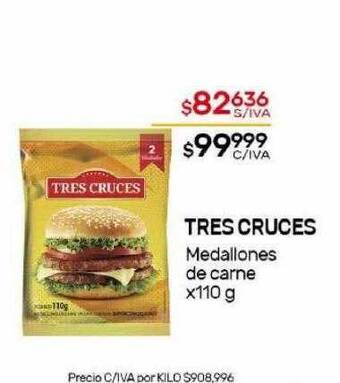 Nini Mayorista Tres cruces medallones de carne oferta