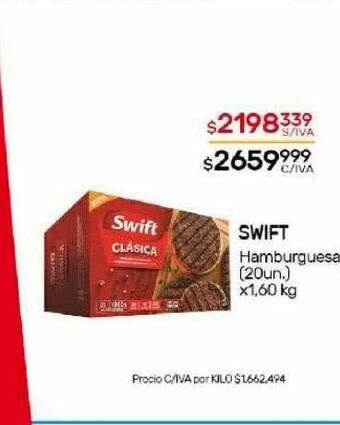 Nini Mayorista Swift hamburguesa oferta