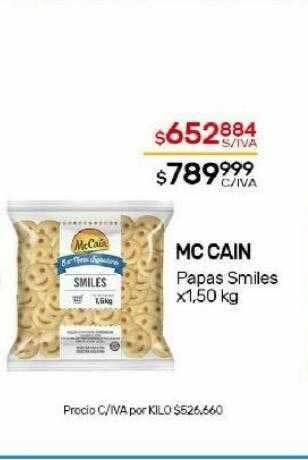 Nini Mayorista Mc cain papas smiles oferta