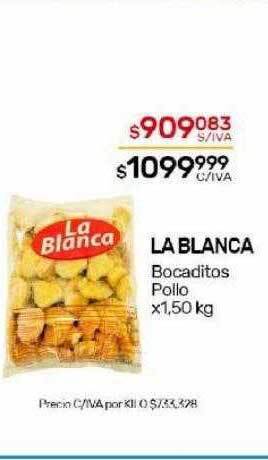 Nini Mayorista La blanca bocaditos pollo oferta