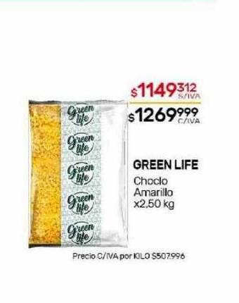 Nini Mayorista Green life choclo amarillo oferta