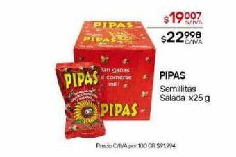 Nini Mayorista Pipas semillitas salada oferta