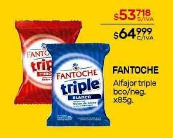 Nini Mayorista Fantoche alfajor triple bco neg oferta