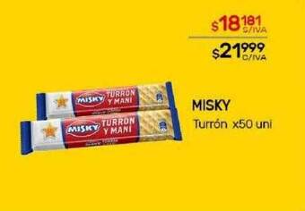 Nini Mayorista Misky turrón oferta