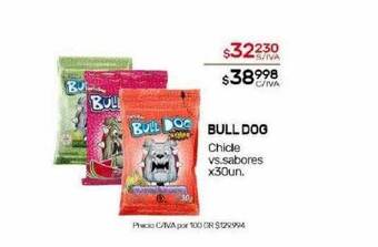 Nini Mayorista Bull dog chicle vs sabores oferta