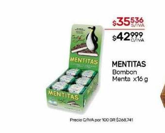 Nini Mayorista Mentitas bombon menta oferta