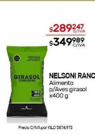Nini Mayorista Nelsoni ranch alimento p aves girasol oferta