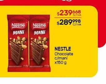 Nini Mayorista Nestlé chocolate c maní oferta