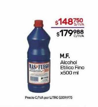 Nini Mayorista M.f. alcohol etilico fino oferta