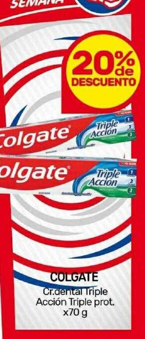 Nini Mayorista Colgate cr dental triple acción triple prot oferta