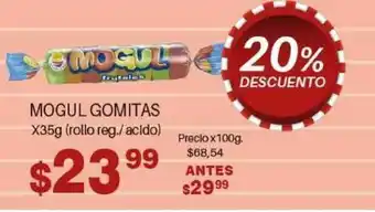 El Abastecedor Mogul Gomitas x 35g oferta