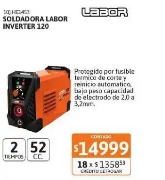 Soldador Labor Inverter 120
