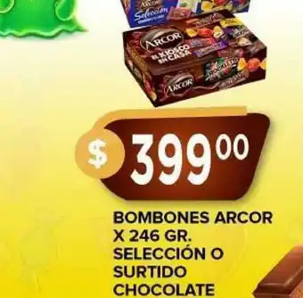 Supermercados Mayor Bombones Arcor Selección O Surtido Chocolate x 246gr oferta