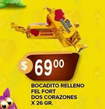 Supermercados Mayor Bocadito Relleno Fel Fort Dos Corazones x 26gr oferta