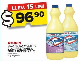 Carrefour Maxi Lavandina ayudin oferta