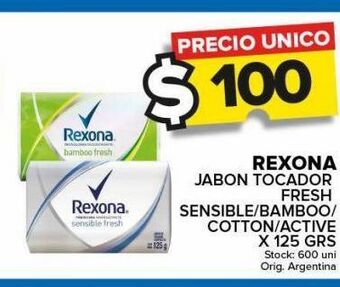 Carrefour Maxi Jabón rexona oferta