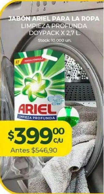 Super MAMI Jabón Ariel Para La Ropa Limpieza Profunda Doypack oferta