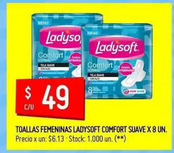 Changomas Toallas Femeninas Ladysoft Comfort Suave x 8un oferta
