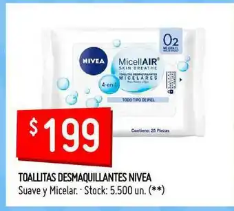 Changomas Toallitas Desmaquillantes Nivea Suave Y Micelar oferta
