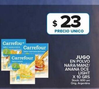 Carrefour Maxi Jugo en polvo oferta