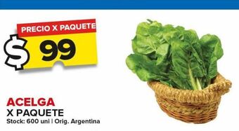 Carrefour Maxi Acelga x paquete oferta