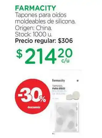 Farmacity Farmacity Tanpones Para Oidos Moldeables De Silicona -30% Descuento oferta