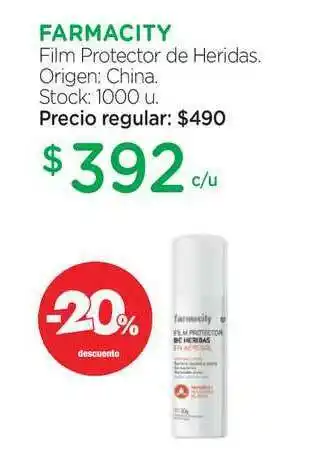 Farmacity Farmacity Film Protector De Heridas oferta