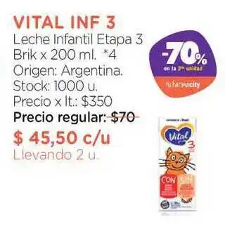 Farmacity Vital Inf 3 Leche Infantil Etapa 3 oferta
