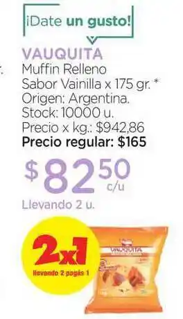 Farmacity Vauquita Muffin Relleno oferta
