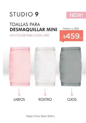 Farmacity Studio 9 Toallas Para Desmaquillar Mini oferta