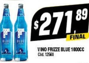 Supermercados Yaguar Vino Frizze Blue 1000CC oferta