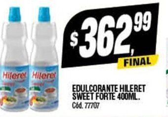 Supermercados Yaguar Edulcorante Hileret Sweet Forte 400ml oferta