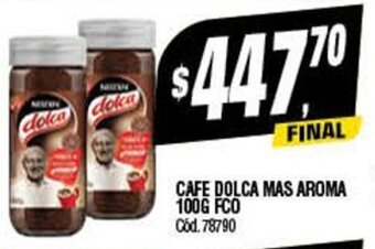 Supermercados Yaguar Cafe Dolca Mas Aroma 100g Fco oferta