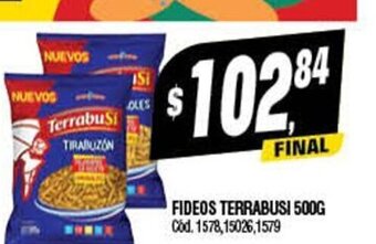 Supermercados Yaguar Fideos Terrabusi 500g oferta