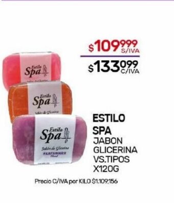 Nini Mayorista Estilo Spa oferta