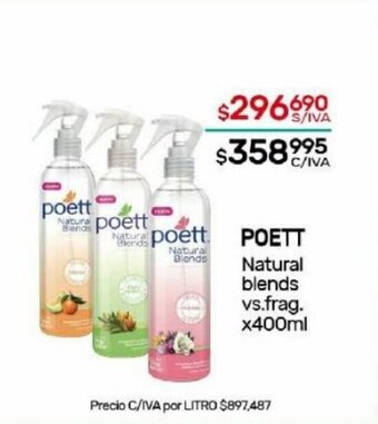 Nini Mayorista Poett Natural Blends Vs. Frag oferta