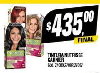 Supermercados Yaguar Tintura Nutrisse Garnier oferta