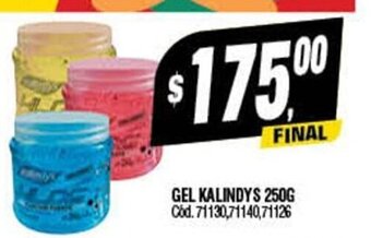 Supermercados Yaguar Gel Kalindys 250g oferta