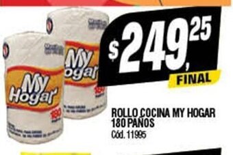 Supermercados Yaguar Rollo Cocina My Hogar 180 Panos oferta
